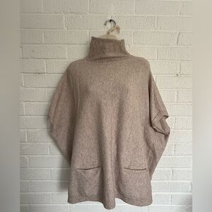 Elegant Taupe Turtleneck Sweater